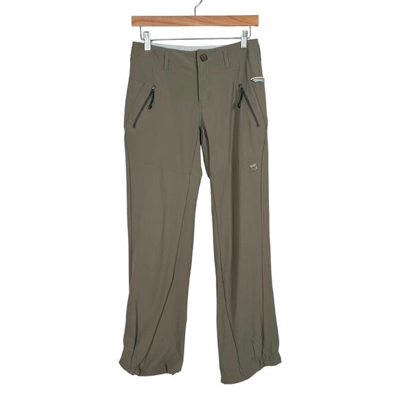 Mountain Hardwear Futuna Pant Hiking Climbing Brown Women's 4 - Picture 1 of 10